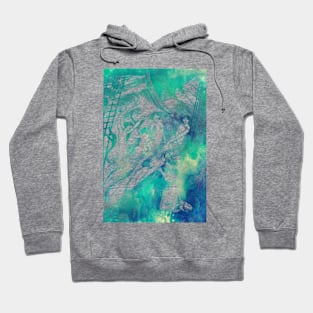 Siren Boat In Water Hoodie